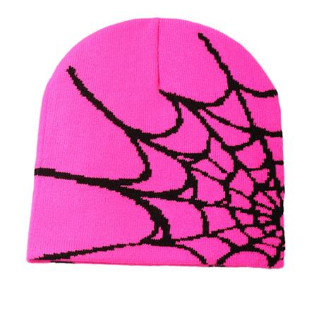 Unisex edderkoppespind hue - Moderigtigt hovedtøj til alle edderkoppespind rose pink