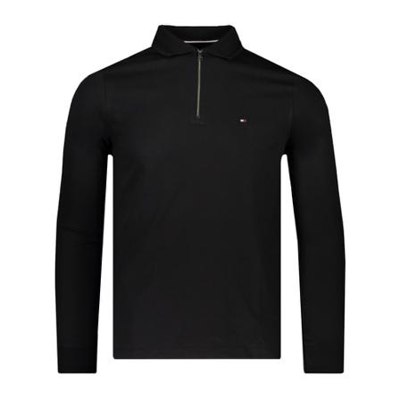 Tommy Hilfiger Polo Zwart , Zwart , Heren , Maat: XL