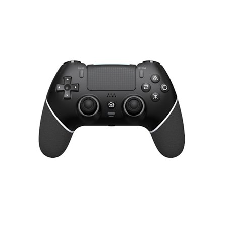 Svart Hvit Bluetooth Spillkontroller Kompatibel med Dobbel Vibrasjon Hall Effekt Joystick Konsoll for PS4/PS4 Pro/PS4 Slim/PC