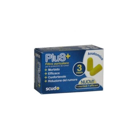 Earplug Scudo Plus 3 Coppie 6 Pezzi