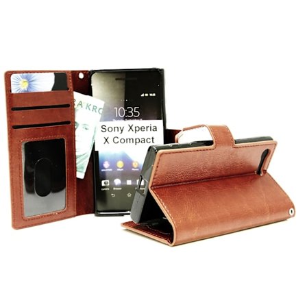 Crazy Horse Wallet Sony Xperia X Compact (F5321)