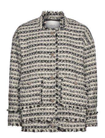 Boucl Blazer Black Rosemunde