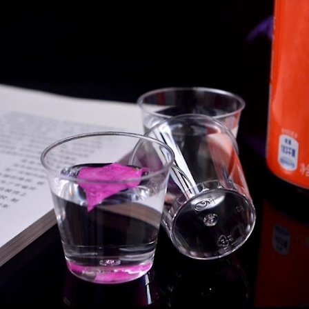 20 stk gjenbrukbare plast-piknikglass for utendørs bruk, 30 ml, krystallklare