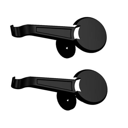2 deler/ sett Passer for 2021 T-esla Model 3 Front Motorrom Organizer Bagasjeromskrok Slitesterk biltilbehør i plast