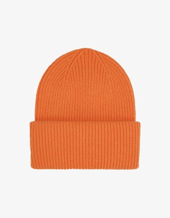 Merino Wool Hat - Burned Orange