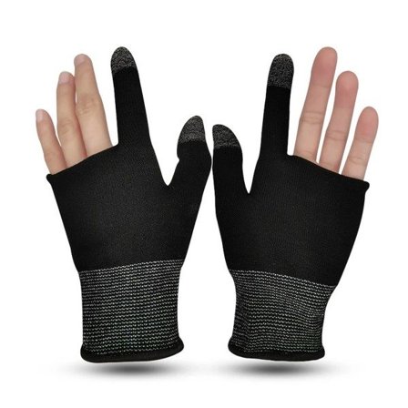 2 stk. finger tommelfinger ærme handsker til spillere, ridsefri