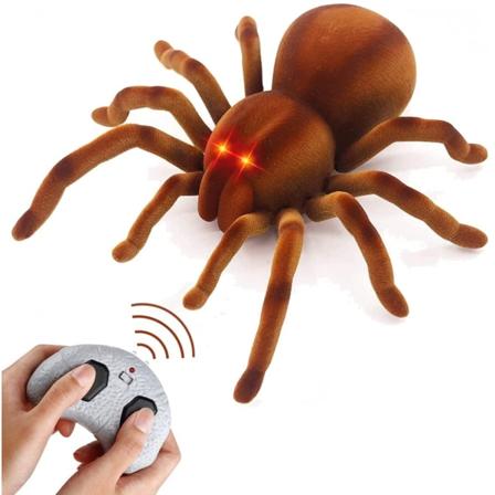 Fjernbetjening Edderkop Realistisk Trådløs RC Tarantula Spøg Legetøj Fjernbetjening Legetøj Flytning Kæledyr Legetøj Spøge for Børn Fødselsdag Nar Dag