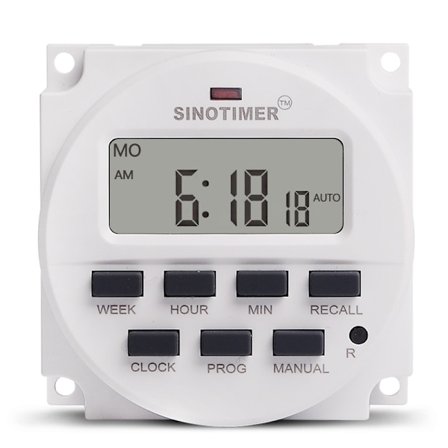 Timer switch Tidsrelä kontroll 24V TIMER - Perfet