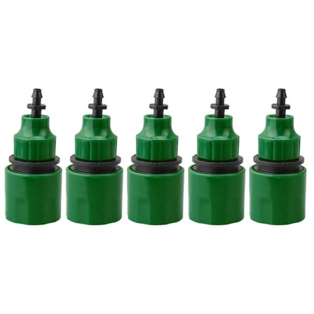 Rörkopplingar 5 st trädgårdsvattenslang snabbkoppling mikro ir