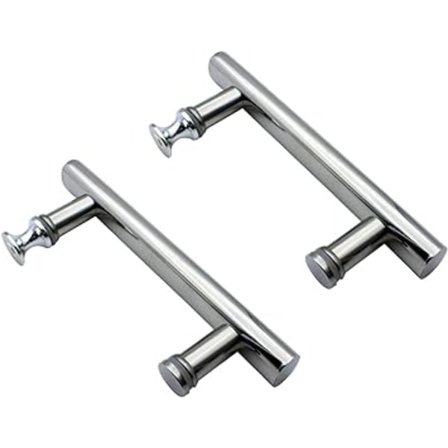 2 Pak Reservedele Firkantede Brusedørgreb til Brusebad