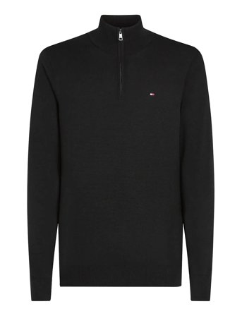 Tommy Hilfiger | Essential Cotton Zip Mock | S