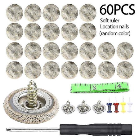 60 stk/pakke Hengende Auto Le Car Tak Pin Feste Snap Tak Rep