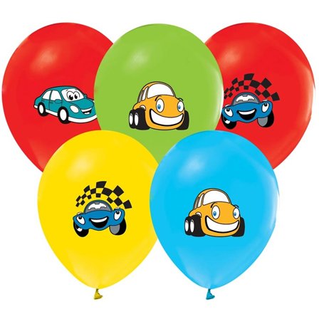 Bil Ballonger 5-pakning