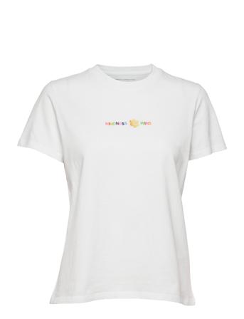 Kindness Wins Grphc Boyfit Tee White French Connection