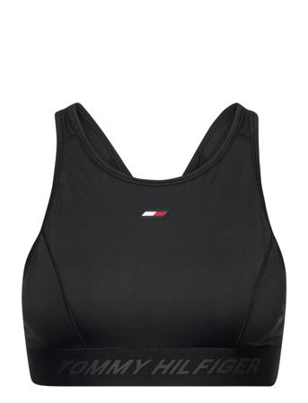 Mid Intensity High Neck Core Bra Lingerie Bras & Tops Sports Bras - ALL Svart Tommy Sport