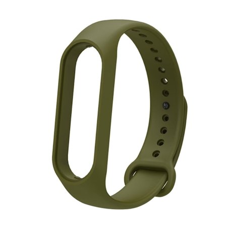 Xiaomi Mi Band 7 klockarmband i silikon - Militärgrön