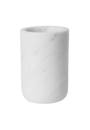 Åhléns Home Badrumsmugg MARBLE Badrumstillbehör Vit ONESIZE