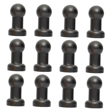 12 Stk. Trampoline Sikkerhetsnett Stolpehetter Beskyttende Trampoline Stolpe Endestykker-Yvan