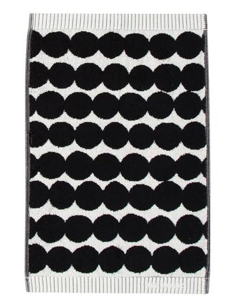 Räsymatto Guest Towel 30X50 Home Textiles Bathroom Textiles Towels & Bath Towels Guest Towels Black Marimekko Home