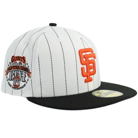 New Era - MLB White fitted Czapka Z Daszkiem - Hatstore Exclusive x San Francisco Giants 59FIFTY All Star Game White/Black Fitted @ Hatstore