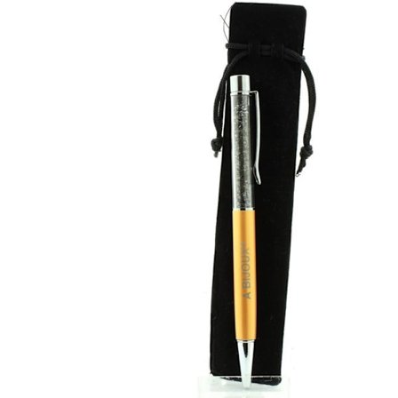 Kivet ja Mineraalit. Hematiittimineraalikynä Allevardista, Isère, Ranska. Väri Kullankeltainen.