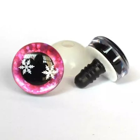 Plastsäkerhetsögon Glitter Crystal Eyes 2 2