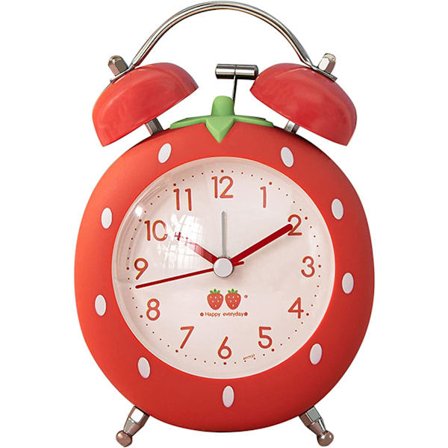 Sød jordbær vækkeur til børn, sødt vækkeur til dybe sove