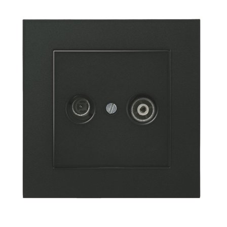 Elko EKO04008 Antennipistorasia liittimillä Musta, 7 dB, Antennimateriaalit