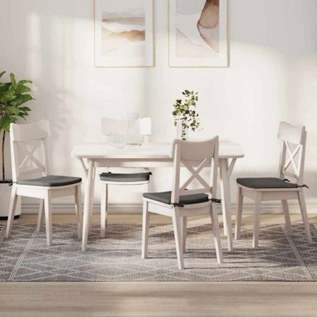 Cousin Vidaxl Sittkuddar 4 st Ljusgrå 40 x 40 x 3 cm