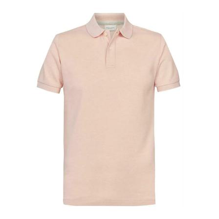 Profuomo, Pique Polo Roze, Heren, Maat:S,Katoen