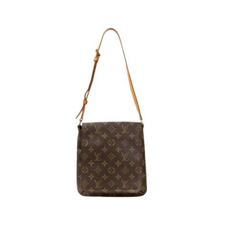 Louis Vuitton Vintage, Pre-owned Leather louis-vuitton-bags Bruin, Dames, Maat:ONE Size