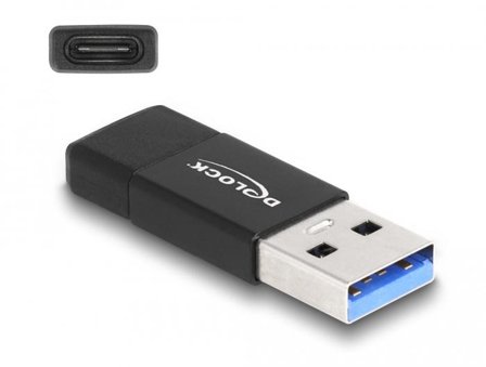 Delock USB 3.2 Gen 2 Adapter USB Type-A male to USB Type-C active