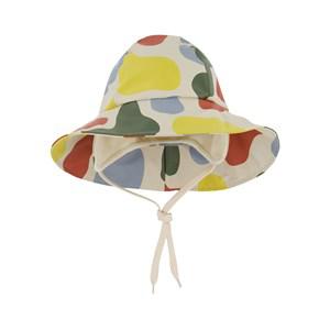 Kuling Vasa Recycled Rain Hat Graphic Shapes 54/56 cm - Headwear - 54/56 cm - Cream