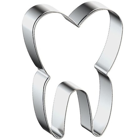 Tandsformt Skæreform i Rustfrit Stål - 1 stk