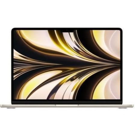 MacBook Air 13" 2022 Apple M2 3,5 Ghz 8 GB 512 GB SSD Stellar Light - Renoveret - Meget god stand - Refurbished Grade B