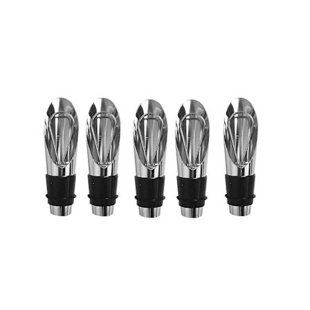 5-pak - Konisk Design - Vinflasker - Propp Skaper Tetning - Holder Vin Frisk