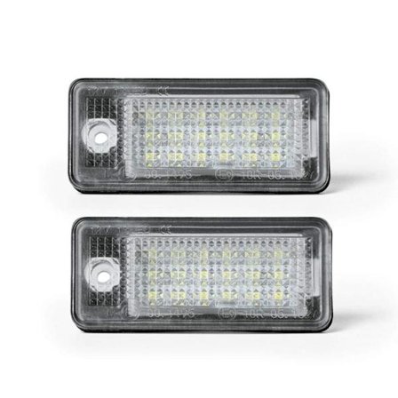 2kpl Rekisterikilven valot LED-merkkilamput Rekisterikilven lamppu