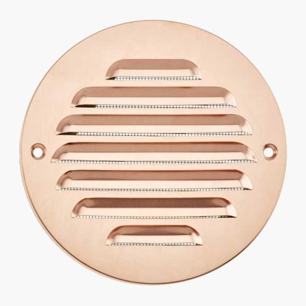 Biltema - Ventilasjonsgitter kobber rund 155 mm