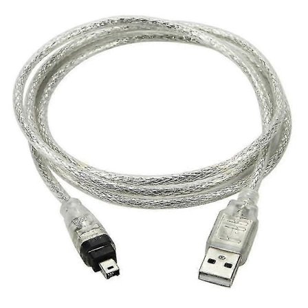 USB hann til Firewire IEEE 1394 4-pinners Ilink adapterkabel 1394-kabel for Sony LGL
