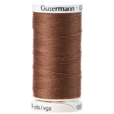Gutermann - GUT7178780446 - Sy alla polyestertrådar, 250 m, ljusbrun (0446)