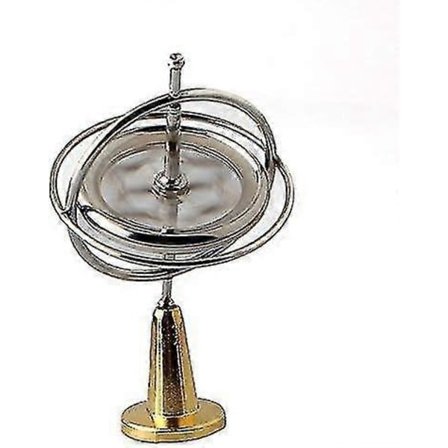 Anti-gravitations Gyroskop Metal Mekanisk Gyro Fysik, God Gave Legetøj Rekvisitter Sølv