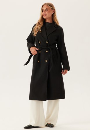 Pieces-Pcmarbel Long Coat-XS