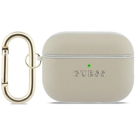 Guess Kornet Classic Logo Hook-etui til AirPods Pro 3 - guld