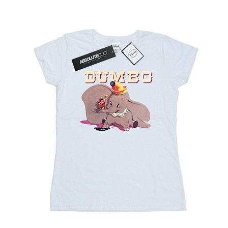 Disney Dam/Kvinnor Dumbo Timothy ́s Trombone Bomull T-shirt L