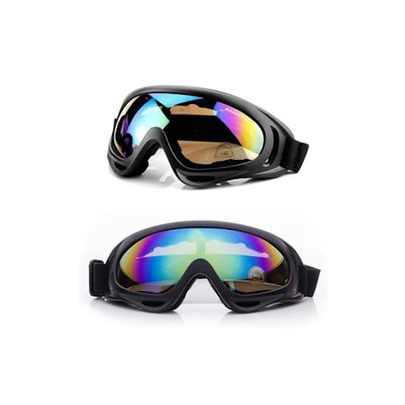 (Farge 2 stk) Anti-UV Motocross Snøbrett Ski Briller Kompatibel