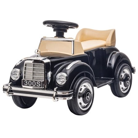 Rootz Ride-On-barnbil - Elbil för barn - Leksaksfordon - Förvaringsutrymme - Anti-rollover-enhet - 77,5 cm x 41,5 cm x 45 cm - Plast och metall - Svar