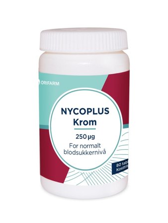 Nycoplus Krom 250 mcg tabletter 80 stk