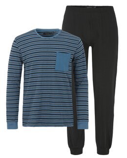 Herrepyjamas Blå - 48 - Åshild