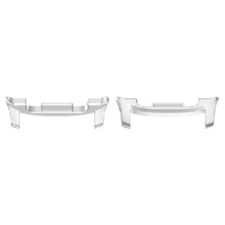 Premium rustfrit stål-konnektorer til Samsung Galaxy Watch 8 Silver