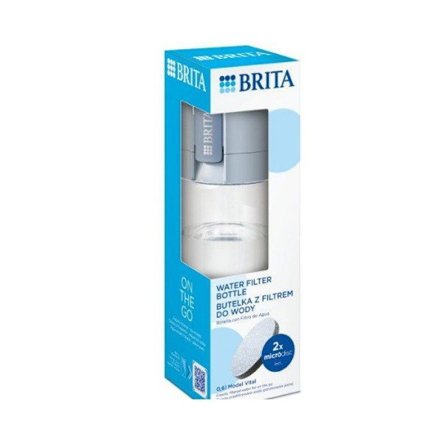 Brita filtreringskaraff - 1059297 - Vital filterflaska 0,6 l pastellblå ()